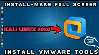 How to Install Kali Linux in VMware workstation pro | Install vmtools + full screen