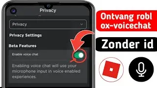 ROBLOX-VOICECHAT verkrijgen (2024) |  Hoe voicechat op Roblox in te schakelen