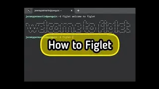 How to install Figlet on ChromeOS Crostini Linux Terminal