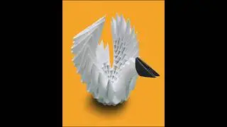 START Your 3D Origami Journey with This EASY SWAN