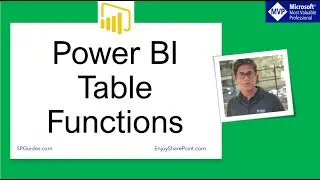 Power BI Table Functions | Table function in Power BI