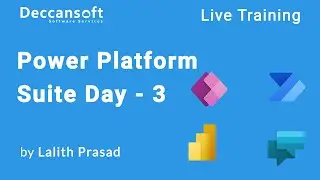 Power Platform Training Day - 3 | PowerBI, PowerApps, Power Automate, Power Virtual Agents