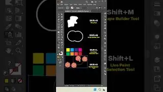 Adobe illustrator Useful Shortcuts #shorts