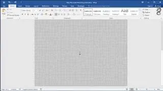 How to Get Graph Paper View in Word