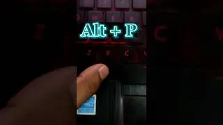 Alt+P(Don't open File)🔥😱 