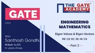 Eigen Values and Eigen Vectors (Part-3) | Engineering Mathematics | GATE Free Lectures