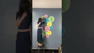 Floral Wall Decor — DIY Paper Craft 