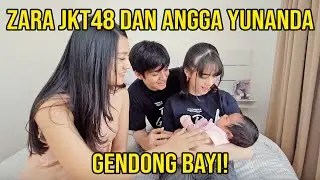 NGAJARIN ZARA JKT48 DAN ANGGA YUNANDA GENDONG BAYI! 😂