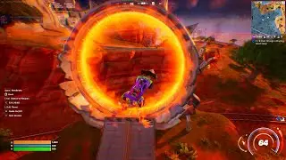 Pass through a Flaming Boost Hoop Fortnite