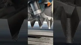 Finishing gear teeth 🪥😁. Credit: IG user_cnc_machinist_giourgken