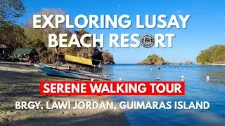 LUSAY BEACH RESORT: [4K] Serene Walking Tour of Tropical Paradise!