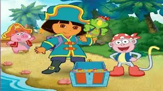 Dora The Explorer (tv program)-Click And Create Adventure-Episode 04-The Treasure Island