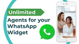 Whatsapp Widget for your Website 😍 Unlimited agents, Custom Design and Analytics