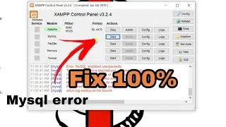 Fix mysql connection problem in xampp | Mysql connection error