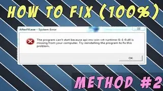 api-ms-win-crt-runtime-l1-1-0.dll is missing Fix | Method #2