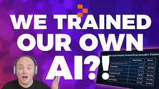 We trained our own AI?! | Our code complete mode outperforms other open-source models in HumanEval