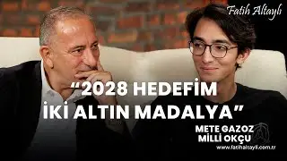 Fatih Altaylı ile Pazar Sohbeti: "Her gün antrenmanda 750 ok atıyorum!" / Milli Okçu Mete Gazoz