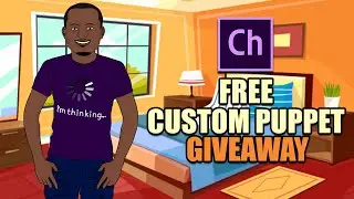 Free Custom Puppet for Adobe Character Animator CC  | 1k Sub Give Away