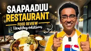 Eating at the Healthy Indian Restaurant Saapaaduu in California - Dr. Pal's Food Review Vlog