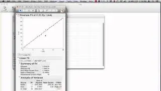 Linear Regression in JMP