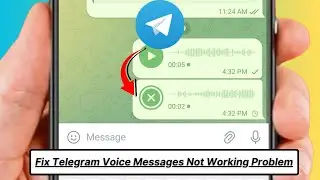 Telegram Voice Message Not Working in iPhone