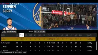 Stephen Curry 113 points vs Suns 2k22.