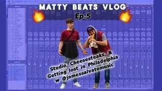 Studio, Cheesesteaks, Getting Lost in Philadelphia (Matty Beats Vlog EP:5)