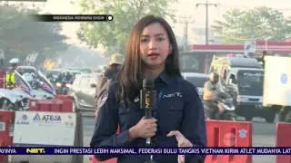 Keadaan Lalu Lintas di Tol Cileunyi Ramai