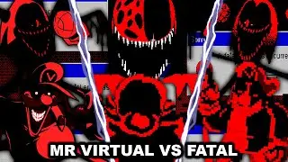 Mr. Virtual Vs Fatal Error (Fatality Cover) - Sonic.exe and Mario Madness V2 FNF