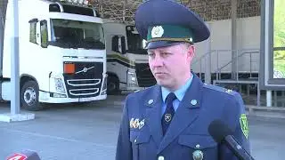2023-05-12 г. Брест. Ситуация на границе в пункте пропуска «Козловичи» .  Новости на Буг-ТВ. 