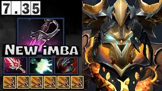 Clinkz Dota 2 7.35 with Mjolnir and Khanda - Dota Gameplay