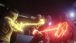 Bloodwork vs Green Arrow, Flash, Wally & Diggle | The Flash 9x09 [HD]
