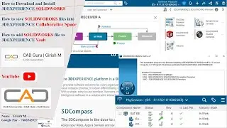 Download and Install 3DEXPERIENCE SOLIDWORKS| How to save files into 3DEXPERIENCE| Add file to Vault