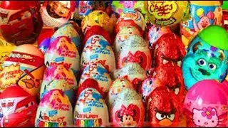 Будни Коллекционера, Распаковка 20 Яиц Сюрпризов.Unboxing Surprise eggs with colourful collections