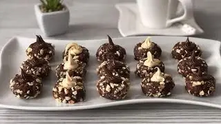 Lješnjak gnijezda/brzo,jednostavno i bez pečenja/ Hazelnut nests/quick,simple and without baking