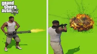 Gta V Green Screen Shooting Franklin - HD