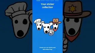 NFT стикеры и листинг DOGS #nft #dogs #airdrop