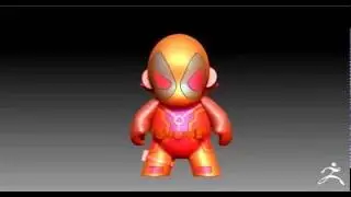 ZBrush deadpool  cartoom