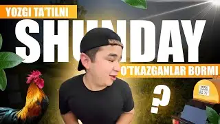 Yozgi ta'tilni shunday o'tkazganlar bormi ? 🏫👨‍🏫 | Mittivine