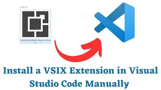 How to Install a VSIX Extension in Visual Studio Code Manually ?