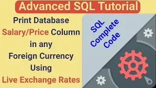 Advanced SQL Tutorial - Oracle PL/SQL Code for Currency Conversion with Live Exchange Rates Data API