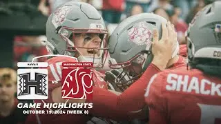 Washington State vs. Hawai’i Highlights | 2024 Pac-12 Football