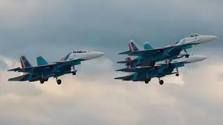 «Russian Knights» aerobatic team 30th Anniversary. Best airshow compilation!