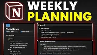 How I do my Weekly Planning and Reflection in Notion?