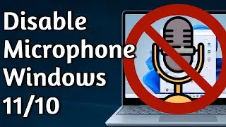 How to Disable Microphone on Windows 11 and Windows 10, Protect Your Privacy by Disabling Microphone