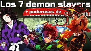 Los 7 cazadores de demonios MÁS FUERTES de la historia 🍃  | Kimetsu No Yaiba