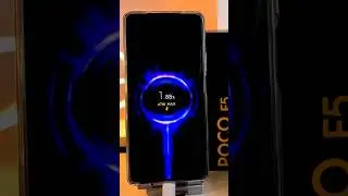 Poco F5 Charging speed test 67W