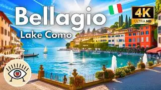 Bellagio, Italy - Lake Como - ✅ 4K|UHD Walking Tour - With Subtitles! 