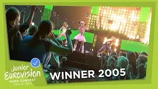 JUNIOR EUROVISION 2005 - KSENIA SITNIK - MY VMESTE - BELARUS 🇧🇾  - WINNER