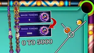 From 0 To 5000 Mask Tokens 🙀 Missions Venice Carnival 8 ball pool